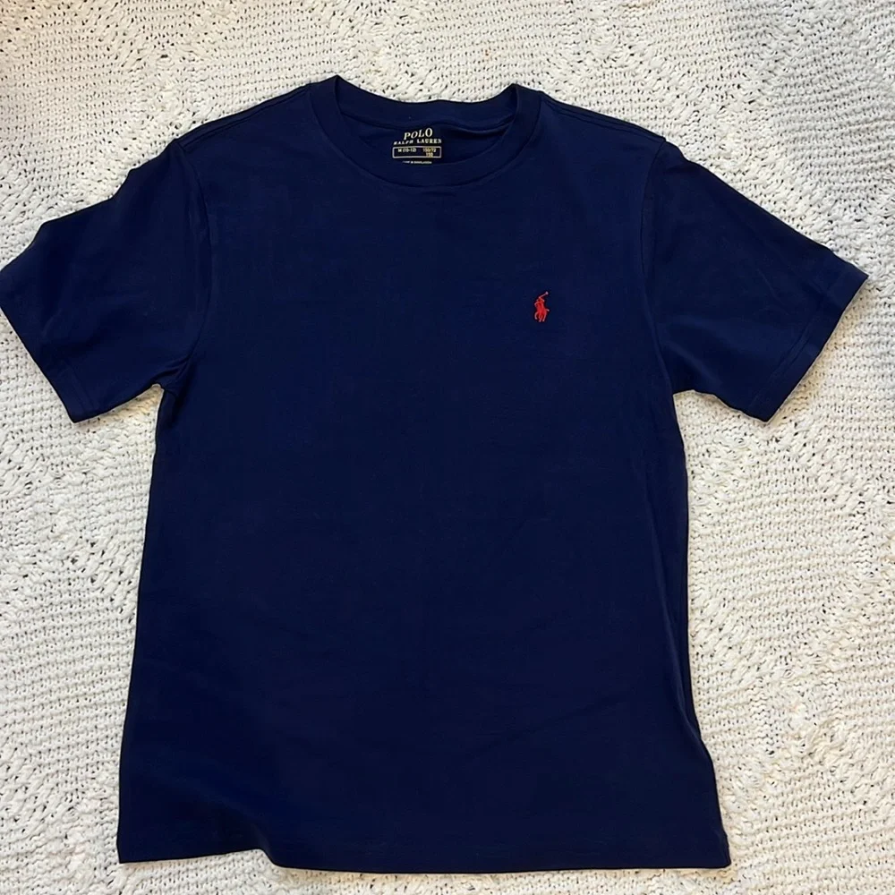NWOT Polo Ralph Lauren: Boys Polo Tee- Navy - Picture 4 of 5